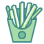 French fries icon 64x64