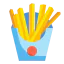 French fries icon 64x64