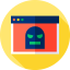 Cyber attack icon 64x64