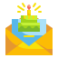 Birthday card icon 64x64