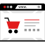Online shopping icon 64x64