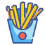 French fries icon 64x64