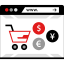 Online shopping icon 64x64