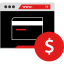 Shopping online icon 64x64