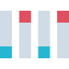 Vertical bars icon 64x64