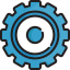 Cogwheel ícono 64x64