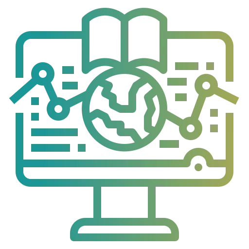 Online learning icon