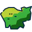 Country map icon 64x64