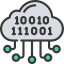 Cloud data icon 64x64