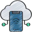 Mobile cloud Symbol 64x64