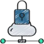 Cloud lock icon 64x64