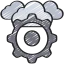 Cloud settings icon 64x64