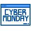 Cyber monday icon 64x64