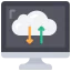 Cloud uploading Symbol 64x64