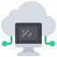 Cloud computing Symbol 64x64