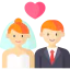 Wedding couple biểu tượng 64x64