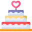Wedding cake icon 64x64