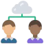 Cloud sharing 图标 64x64