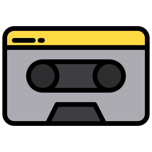 Cassette tape icon