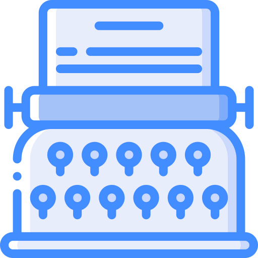 Typewriter icon