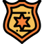Police badge icon 64x64