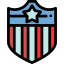 Usa shield icon 64x64