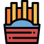 French fries icon 64x64