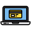 Online payment icon 64x64