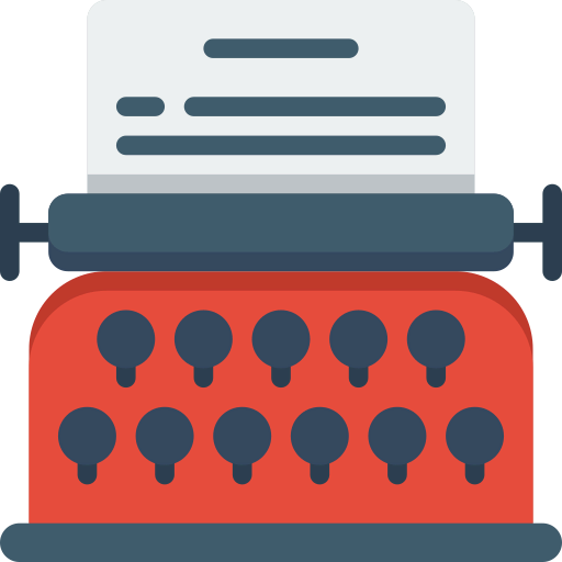 Typewriter icon