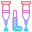 Crutches icon 64x64