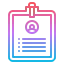 Personal information icon 64x64