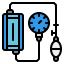 Blood pressure meter icon 64x64
