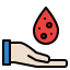 Blood donation icon 64x64