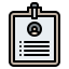 Personal information icon 64x64