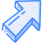 Diagonal arrow icon 64x64