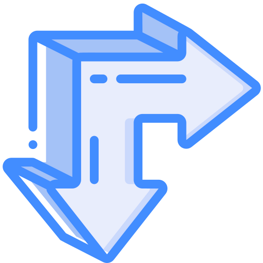 Double arrow icon