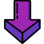 Down arrow icon 64x64