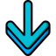 Down arrow icon 64x64