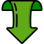 Down arrow icon 64x64