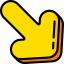 Diagonal arrow icon 64x64