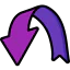 Down arrow icon 64x64