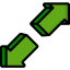 Diagonal arrow 图标 64x64