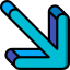 Diagonal arrow 图标 64x64
