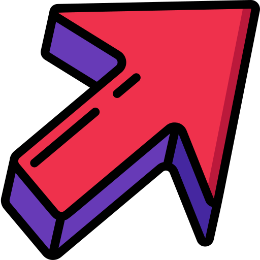 Diagonal arrow icon