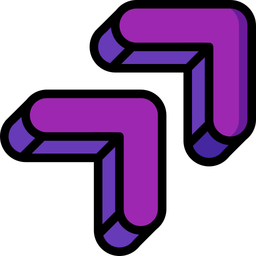 Diagonal arrow 상