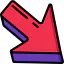Diagonal arrow 图标 64x64