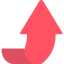 Up arrow アイコン 64x64