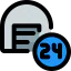 Open 24 hours icon 64x64