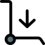 Down arrow icon 64x64