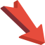 Diagonal arrow アイコン 64x64